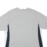 NIKE Mens Grey & Navy Athletic T-Shirt XL Short Sleeve Crew Neck Sportswear