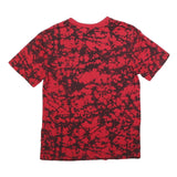 NBA Mens Red Black Chicago Bulls Graphic T-Shirt L Short Sleeve Crew Neck