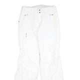 PATAGONIA Lined Womens White Regular Fit Straight Leg Trousers W32 L32
