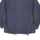 LIBERTY Mens Blue & Green Cotton Blend Zip Jacket XL Casual Outdoor Lightweight