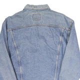 LEVI'S Mens Blue Denim Jacket M Cotton Blend Button Closure Classic Fit