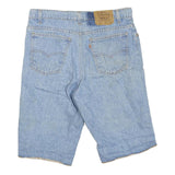 LEVI'S Mens Denim Blue Shorts XL W38 Casual Cotton Blend Classic Fit