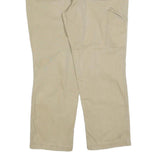 CARHARTT Mens Cotton Blend Beige Relaxed Straight Trousers W38 L30 Workwear Zip