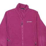 BERGHAUS Womens Purple Jacket S Polyester Blend Plain Zip Outdoor Lightweight