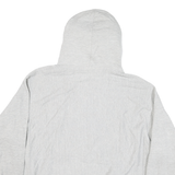 CHAMPION Mens Grey Hoodie L Cotton Blend Pullover Casual Hooded Sweatshirt
