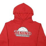 JERZEES Mens Red Tenino Beaver Volleyball Pullover Hoodie S Sports Team Graphic