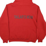 JERZEES Mens Red Tenino Beaver Volleyball Pullover Hoodie S Sports Team Graphic