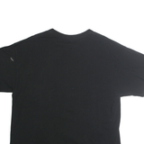 MAJESTIC Mens Black Oakland As T-Shirt 2XL Short Sleeve Crew Neck Cotton Blend