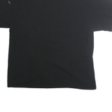 MAJESTIC Mens Black Oakland As T-Shirt 2XL Short Sleeve Crew Neck Cotton Blend