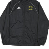 ADIDAS Mens Black FHS Volleyball Nylon Jacket S Zip Hooded Sportswear