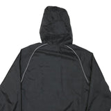 ADIDAS Mens Black FHS Volleyball Nylon Jacket S Zip Hooded Sportswear