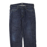CARHARTT Mens Regular Fit Blue Denim Jeans W33 L32 Zip Closure Classic Workwear
