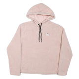 FILA Womens Pink Pullover Hoodie 2XL Soft Sherpa Fleece Warm Casual