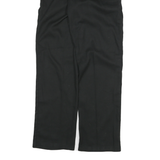 DICKIES Mens Black Regular Fit Straight Leg Trousers W30 L30 Workwear Casual