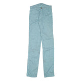 WRANGLER Mens Slim Blue & White Stripe Cotton Blend Slim Straight Trousers W29