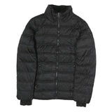 NAUTICA Womens Black Puffer Jacket L Polyester Zip Casual Quilted Winter Warm