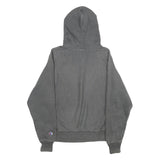 CHAMPION REVERSE WEAVE Mens Grey Hoodie S Cotton Blend Pullover Drawstring