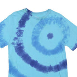 CIROQ Mens Blue Tie Dye T-Shirt XL Short Sleeve Crew Neck Casual Cotton Blend