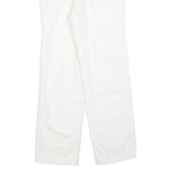 LEE COOPER Womens White Regular Fit Straight Leg Trousers W28 L28 Cotton Blend
