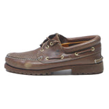TIMBERLAND Classic Mens Brown Leather Boat Shoes UK 7.5 Durable Outdoor