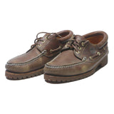 TIMBERLAND Classic Mens Brown Leather Boat Shoes UK 7.5 Durable Outdoor