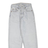 LEVI'S Womens Regular Fit Blue Denim Jeans W26 L27 Button Closure Classic Style