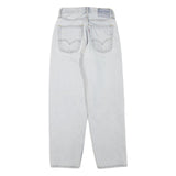 LEVI'S Womens Regular Fit Blue Denim Jeans W26 L27 Button Closure Classic Style