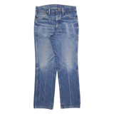 WRANGLER Mens Regular Fit Blue Denim Jeans W31 L30 Classic Zip Closure