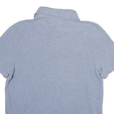 TOMMY HILFIGER Mens Blue Short Sleeve Polo Shirt M Classic Flag Logo