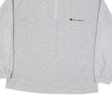 CHAMPION Mens Grey Pullover Cotton Blend Jumper Crew Neck M Casual Style