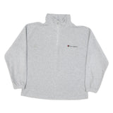 CHAMPION Mens Grey Pullover Cotton Blend Jumper Crew Neck M Casual Style