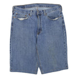 LEVI'S Mens Denim Blue Casual Shorts L W36 Cotton Blend Classic Fit