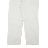 RIDERS Mens Cotton Blend White Regular Straight Trousers W28 L28 Casual Wear