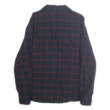 TOMMY HILFIGER Womens Blue & Red Checked Cotton Shirt L Long Sleeve Casual