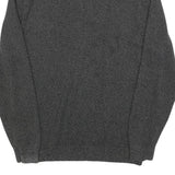 NAUTICA Mens Grey Cotton Patterned Jumper Shawl Collar Button Up Chunky Knit XL