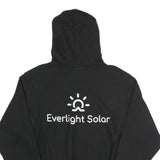 CHAMPION REVERSE WEAVE Mens Black Everlight Solar Logo Hoodie M Cotton Blend