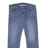 LEVI'S 505 Mens Jeans Blue Regular Straight Denim Medium W40 L30 Classic Fit Zip