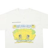 Mens White Helmet Double Century Cotton Blend Graphic T-Shirt M Short Sleeve