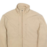 PAUL & SHARK Mens Beige Jacket M Polyester Blend Plain Zip Casual Outerwear