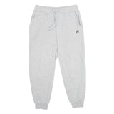 FILA Mens Joggers Grey Slim Tapered S W28 L26 Cotton Blend Casual Lounge Wear