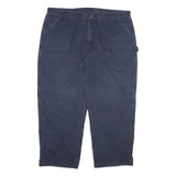 CARHARTT Mens Jeans Navy Blue Regular Straight Denim Medium W46 L30 Workwear