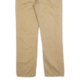 LEVI'S Mens Classic Cotton Blend Beige W32 L30 Trousers Zip Closure Straight Fit