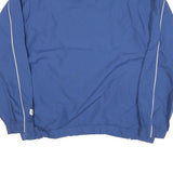 NFL Mens Blue & White Colts Pullover Jacket L Polyester Plain Sportswear