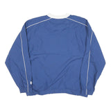 NFL Mens Blue & White Colts Pullover Jacket L Polyester Plain Sportswear