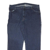 DICKIES Mens Jeans Blue Regular Straight Denim Medium W42 L30 Workwear