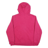 TOMMY HILFIGER Womens Pink Zip Up Hoodie XL Casual Cotton Blend Sweatshirt