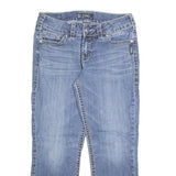 SILVER Womens Jeans Blue Slim Skinny Denim Light W29 L25 Stylish Zip Fastening