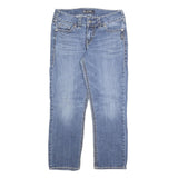 SILVER Womens Jeans Blue Slim Skinny Denim Light W29 L25 Stylish Zip Fastening