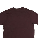 CARHARTT Mens Maroon Pocket T-Shirt XL Short Sleeve Crew Neck Cotton Workwear