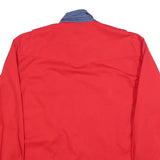 ROPER Mens Red & Blue Western Shirt Cotton Blend L Long Sleeve Button Down